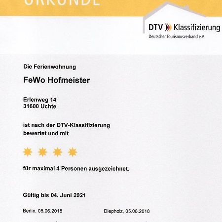 Ferienwohnung Uchte Kültér fotó